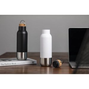 Cork Lid Stainless Steel Insulated Water Flask