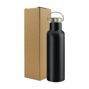 Bamboo Lid Stainless Steel Flask
